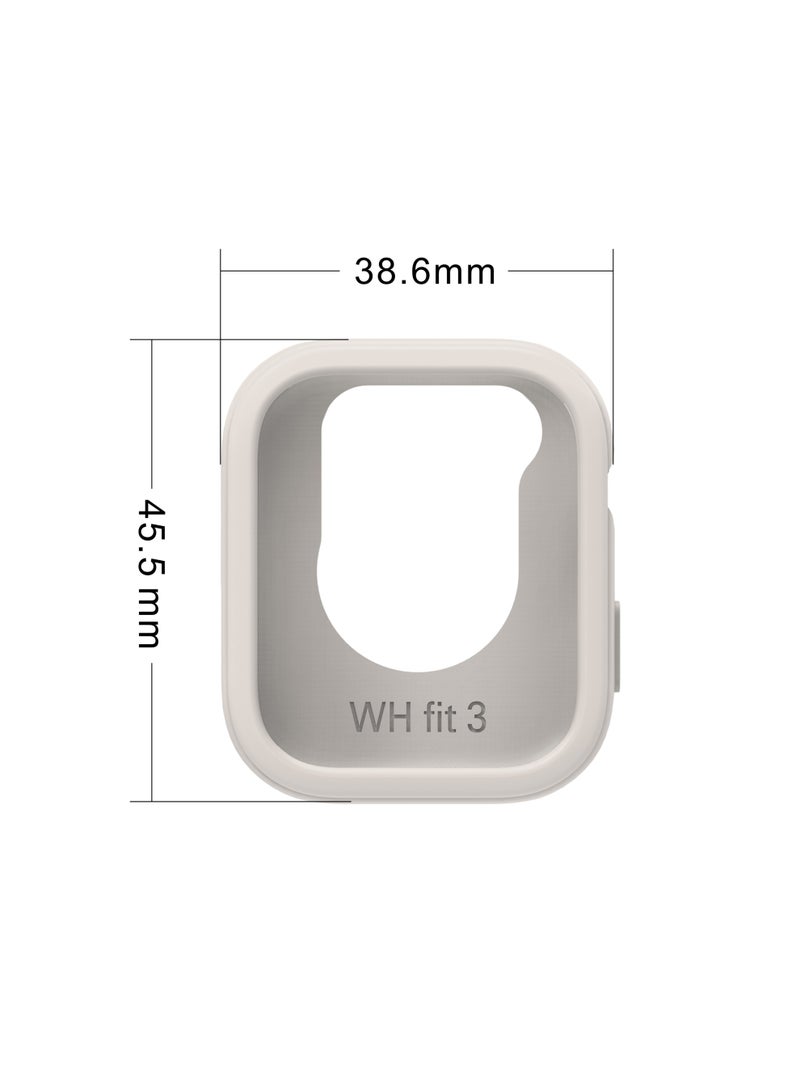 s Soft Silicone Protector Cover Case for Huawei Watch Fit 3, Lightweight Shock-Proof Protector Case, Soft TPU Silica gel All-Around Cover Protective Cases - Image 2