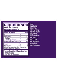 Vicks Zzzquil Pure Zzzs Sleep Muscle Relaxation Melatonin Sleep Aid Gummies Supports Healthy Muscle Function  Magnesium No Nextday Grogginess Nonhabit Forming 60Ct  - Image 2
