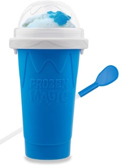 Slushy Maker Cup,Magic Quick Frozen Smoothies Cup, Cooling Cup, Double Layer Squeeze Slushy Maker Cup, Homemade Milk Shake Ice Cream Maker (Blue) - pzsku/ZF5C24AC76CEC6CB89FBCZ/45/_/1732818379/68cfd2c7-4fa6-4a46-abd0-f3ea924bca4d