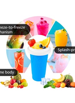 Slushy Maker Cup,Magic Quick Frozen Smoothies Cup, Cooling Cup, Double Layer Squeeze Slushy Maker Cup, Homemade Milk Shake Ice Cream Maker (Blue) - pzsku/ZF5C24AC76CEC6CB89FBCZ/45/_/1732818399/bcbc6112-3d97-45c3-a0de-0d9b811283c2