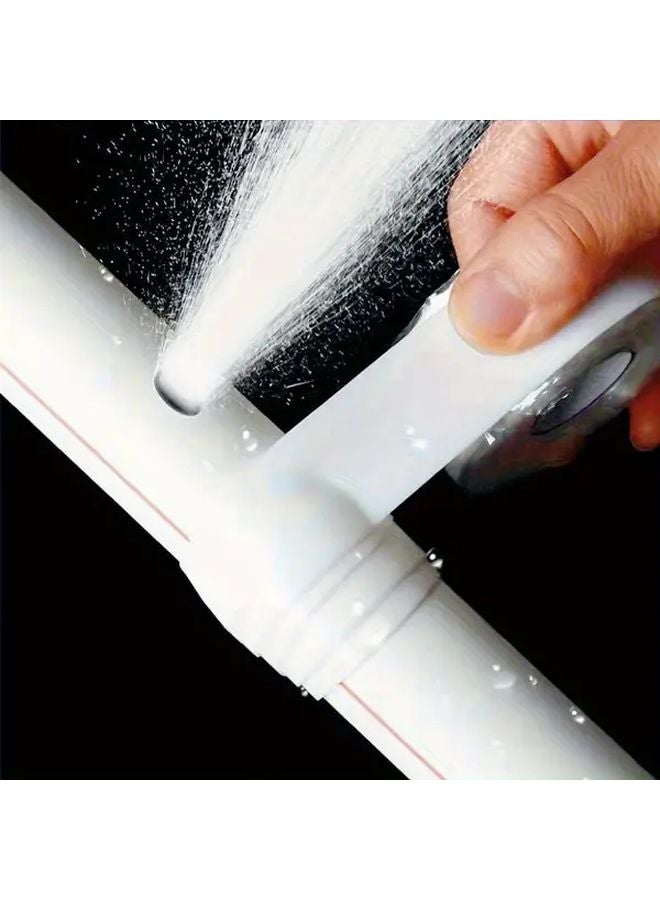 Self Melting Silicone Tape White Instant Leak Repair High Temperature Resistant - Image 2