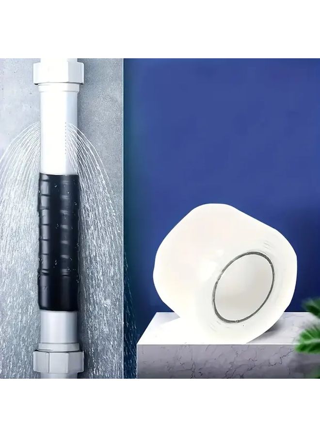 Self Melting Silicone Tape White Instant Leak Repair High Temperature Resistant - Image 4