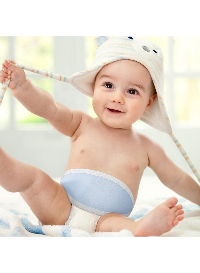 Hoolerry 8 Pcs Baby Belly Band Newborn Infant Comfort Cotton Belly Binder Wraps for Baby Umbilical Cord Cover Band Umbilical Cord Belt for 0-12 Months Infant Boy Girl Gift, 4 Color - Image 4