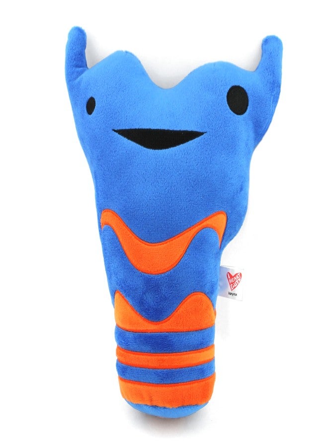 I Heart Guts Larynx and Trachea Plush - Sounds Good! - 12" Voice Box Stuffed Toy, Surgery Plushie | Gift for Tracheotomy, Tracheostomy, Laryngitis, Get Well | Windpipe, Voice Box, Cute Breathing Tube - Image 1