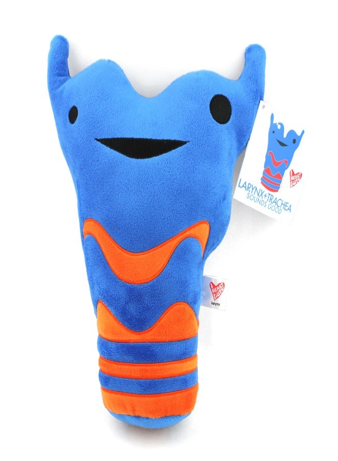 I Heart Guts Larynx and Trachea Plush - Sounds Good! - 12" Voice Box Stuffed Toy, Surgery Plushie | Gift for Tracheotomy, Tracheostomy, Laryngitis, Get Well | Windpipe, Voice Box, Cute Breathing Tube - Image 3