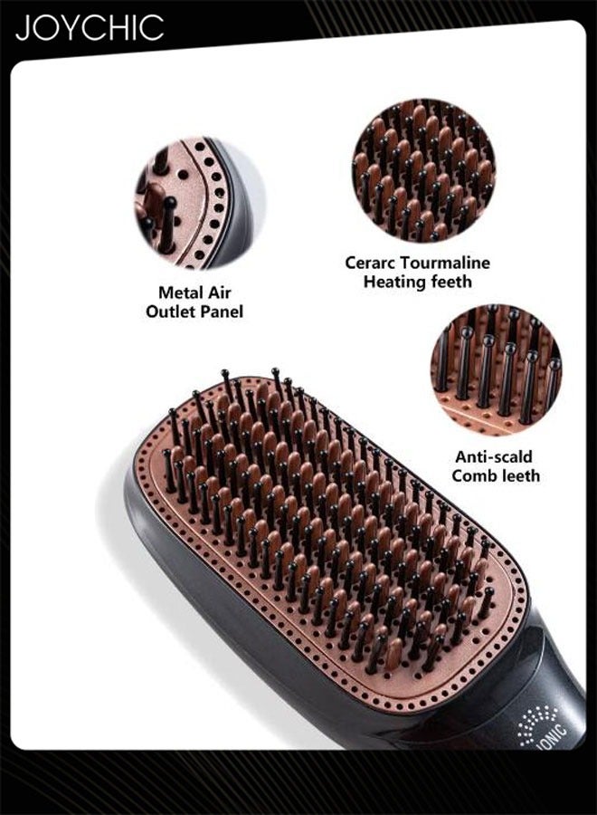 Joychic فرشاة مجفف الشعر سيراميك مجفف ومصفف 2 في 1 محترف - Image 4