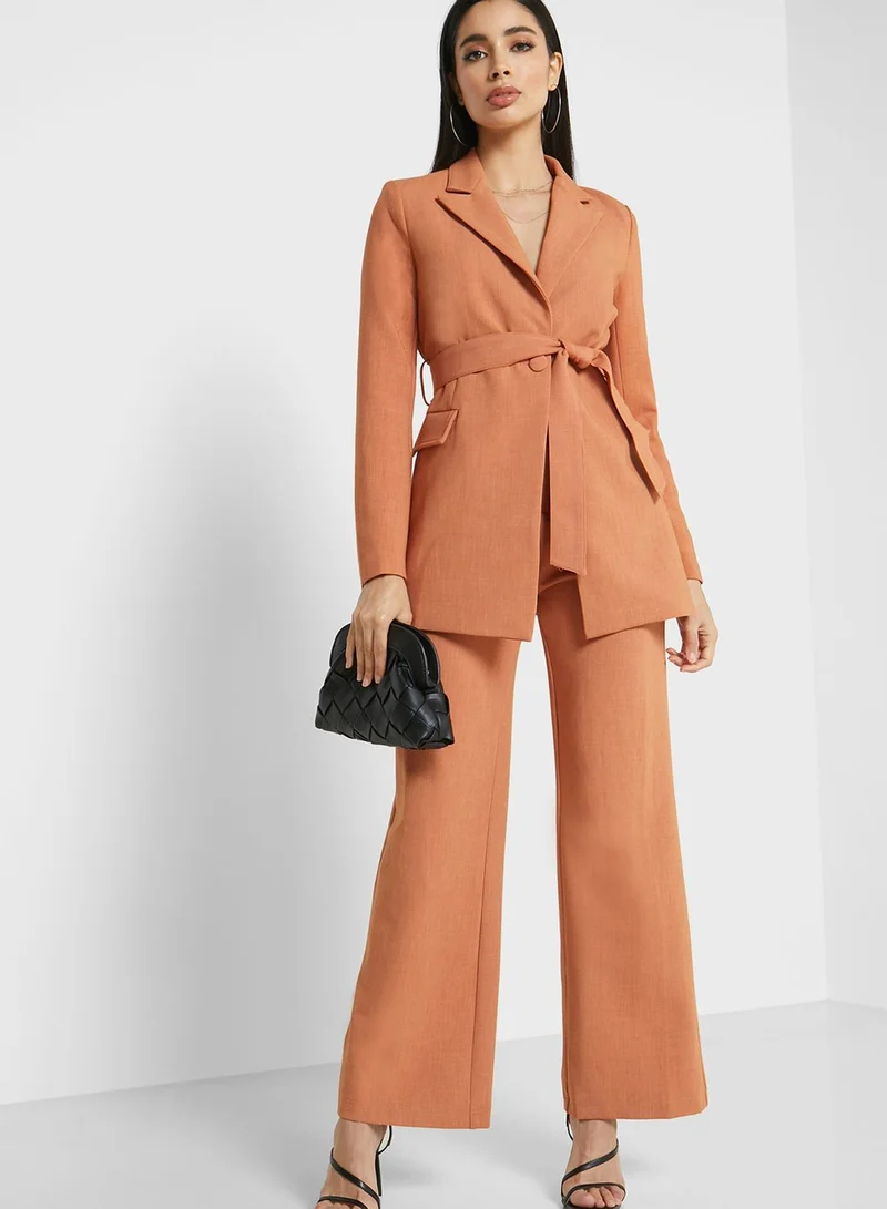 4th & Reckless Belted Wide Leg Pants