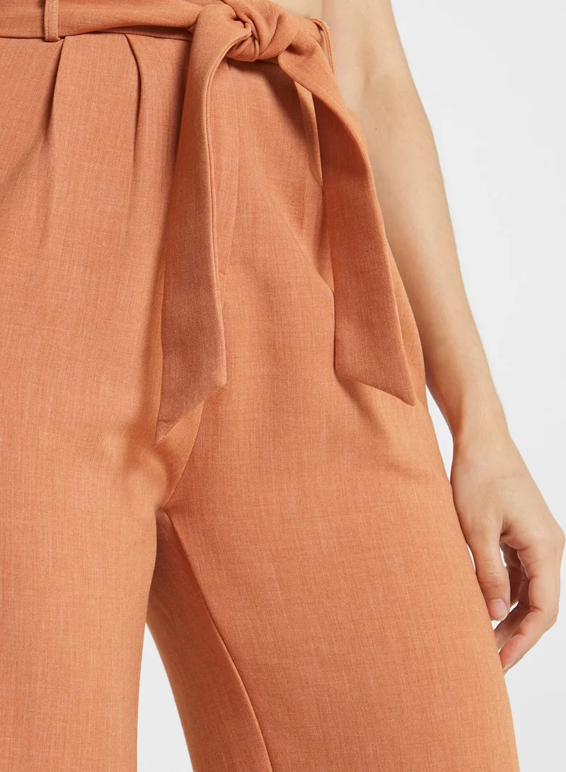 4th & Reckless Belted Wide Leg Pants