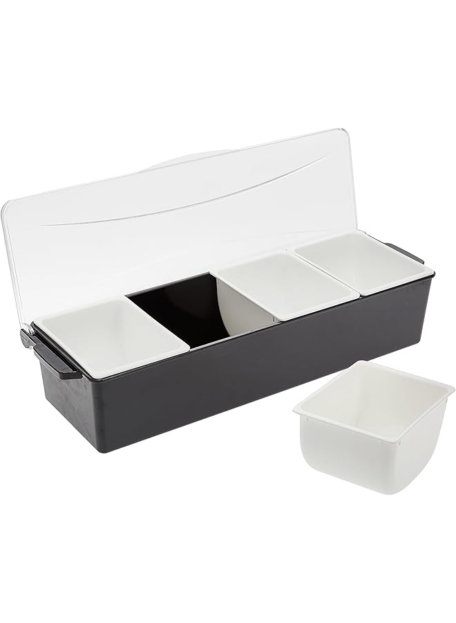 جاسترو بلاست صواني مقبلات تحتوي على 6 حجرات و6 حاويات قابلة للإزالة - Image 1