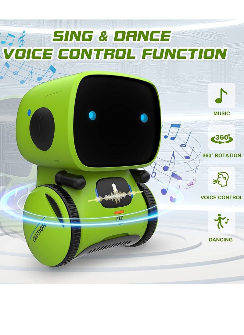 Generic - Voice Controlled Interactive Touch Talk Intelligent Robots With Singing Dancing Repeating Speech Recognition Voice Recording Robot Toy For Kids - Image 1