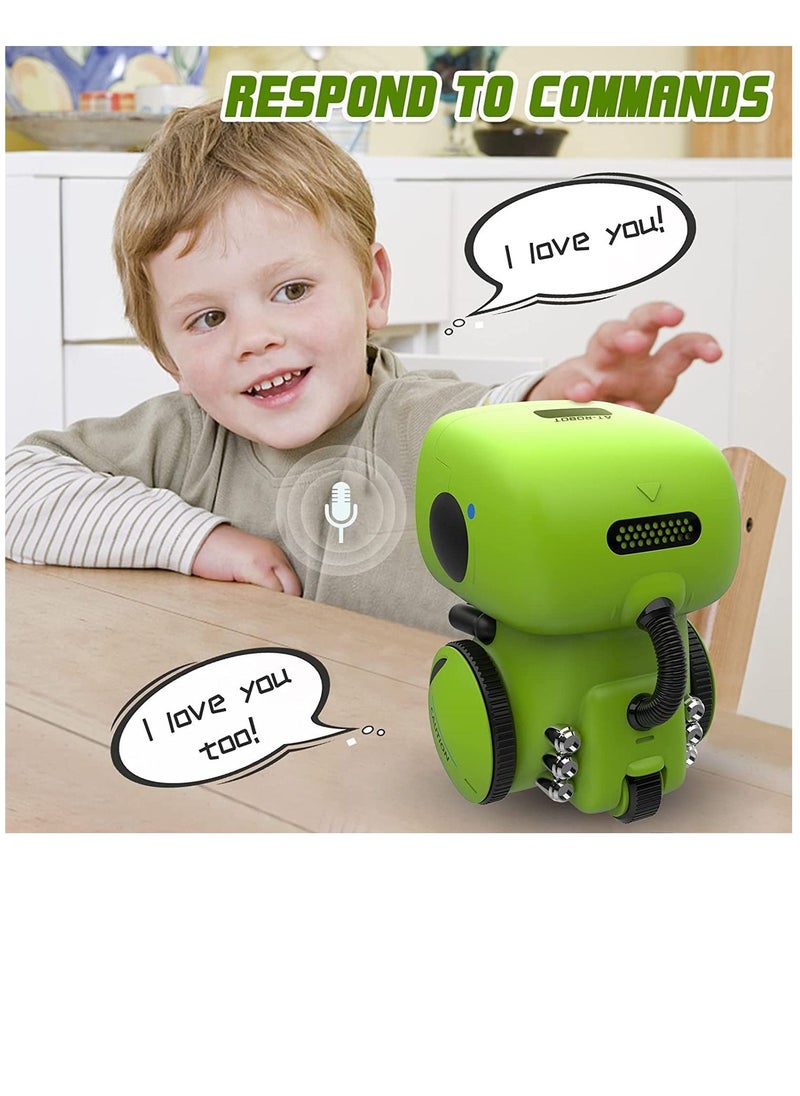 Generic - Voice Controlled Interactive Touch Talk Intelligent Robots With Singing Dancing Repeating Speech Recognition Voice Recording Robot Toy For Kids - Image 1