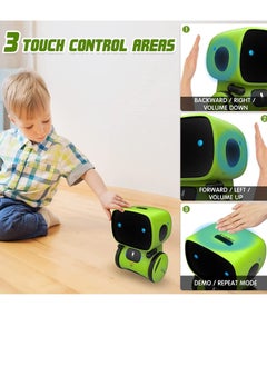 Generic Voice Controlled Interactive Touch Talk Intelligent Robots With Singing Dancing Repeating Speech Recognition Voice Recording Robot Toy For Kids  - Image 3