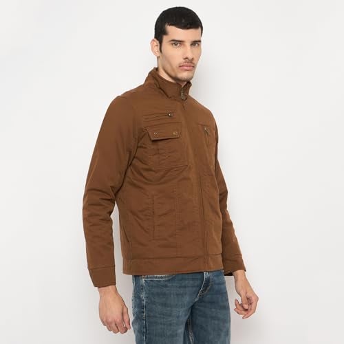 Duke Stardust Men Full Sleeve Jacket (SDZ3122_Brown_XL) - Image 2