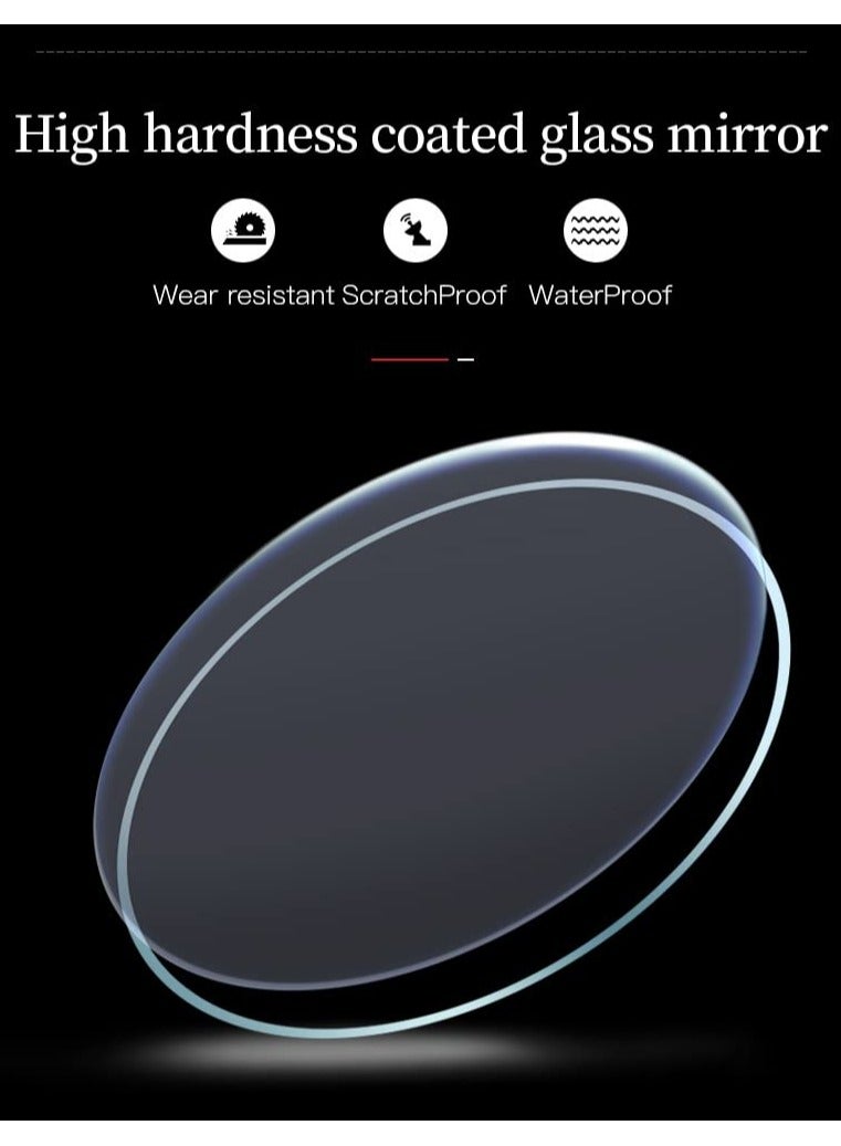 OLEVS Men's Chronograph Quartz Watches, Leather Strap Gold Case with Day Date, Waterproof Stainless Steel Wrist Watch, Luminous Watches for Men, Fashion, Leisure - Image 3