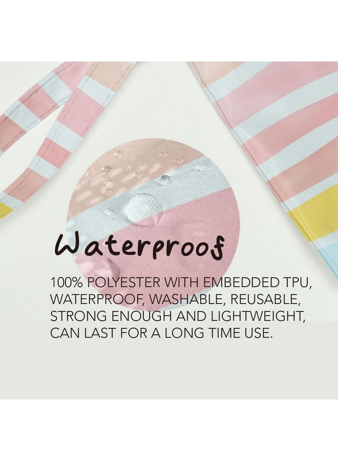 Fokongna Wet Dry Bag, Wet Bag For Swimsuit Travel Beach Bag Diaper Bag Toiletry Bag Waterproof Large Travel Makeup Bag, Zipper Pouch For Women Girls Sister Friends Wet Bag Sea Shells Beach Starfish  - Image 5