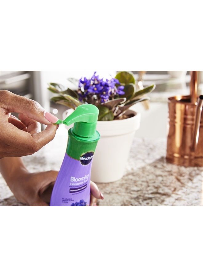 Miracle-Gro غذاء النباتات المنزلية المزهرة، 8 أونصة، غذاء نباتي يغذي جميع النباتات المنزلية المزهرة على الفور، بما في ذلك البنفسج الأفريقي - Image 4