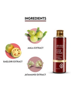 Jovees Herbal Revitalising Amla & Bael Hair Tonic | Gives Long, Strong & Thick Hair | For All Hair Types 100Ml  - Image 4