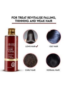 Jovees Herbal Revitalising Amla & Bael Hair Tonic | Gives Long, Strong & Thick Hair | For All Hair Types 100Ml  - Image 5