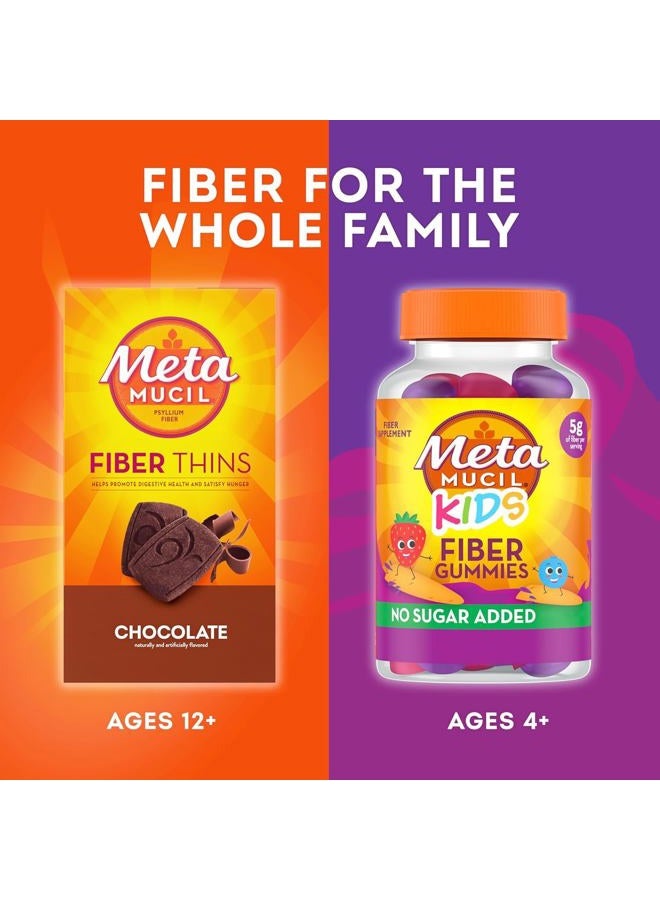 Metamucil ألياف رقيقة، شوكولاتة، 12 عبوة، 9.3 أونصة - عبوة من 2 - Image 4