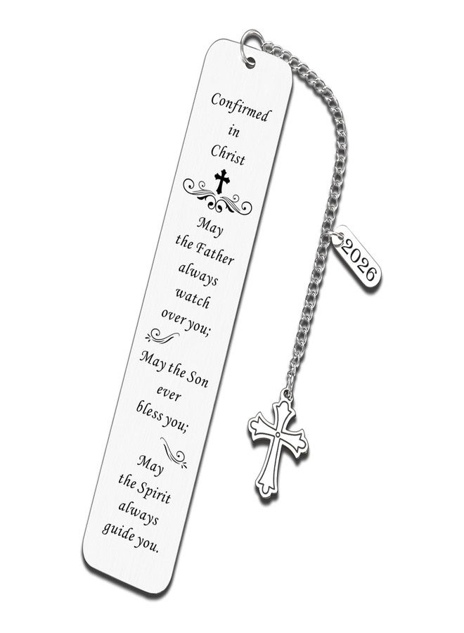 KINMES 2026 Confirmation Gifts for Teenage Girls Boys Catholic Confirmation Bookmark Gifts First Communion Gifts for Girls Boys Christian Religious Baptism Gifts for Godson Daughter Christmas Birthday Gifts - Image 1