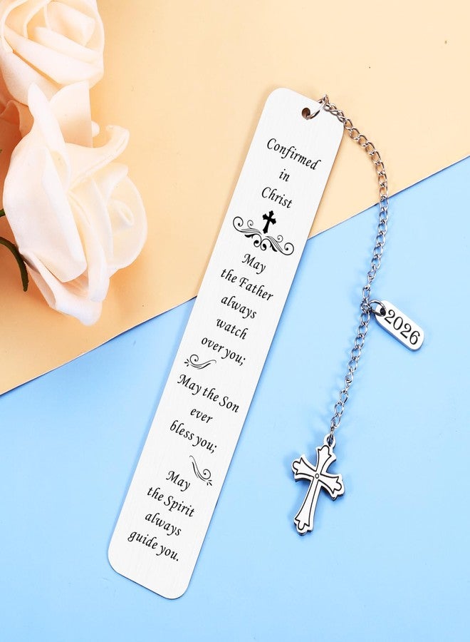 KINMES 2026 Confirmation Gifts for Teenage Girls Boys Catholic Confirmation Bookmark Gifts First Communion Gifts for Girls Boys Christian Religious Baptism Gifts for Godson Daughter Christmas Birthday Gifts - Image 3