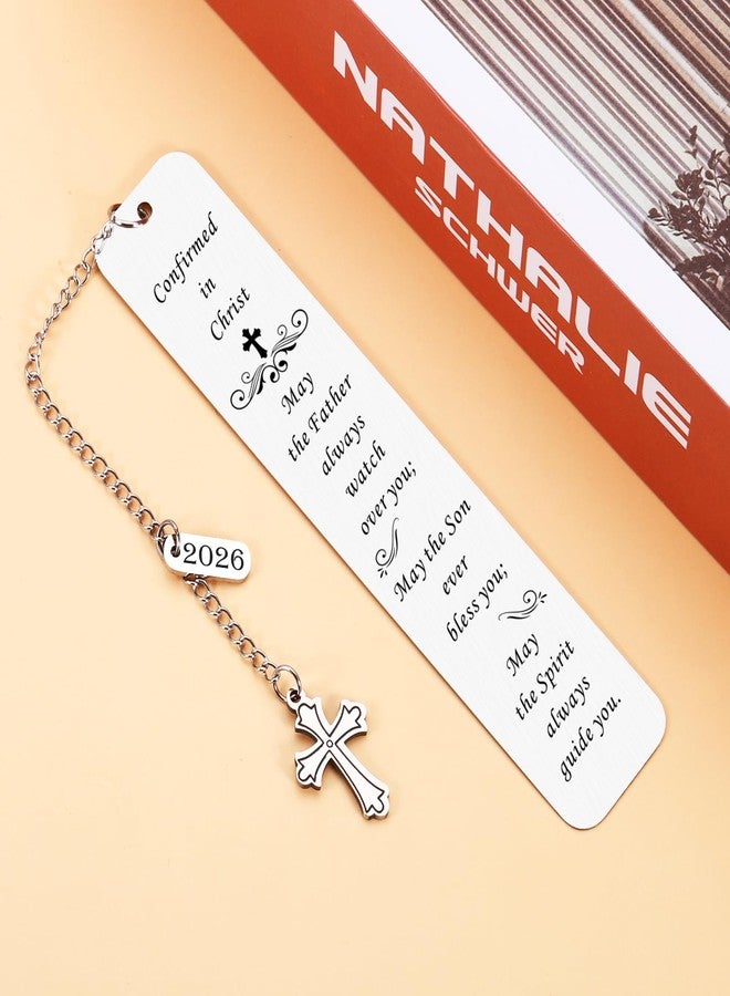 KINMES 2026 Confirmation Gifts for Teenage Girls Boys Catholic Confirmation Bookmark Gifts First Communion Gifts for Girls Boys Christian Religious Baptism Gifts for Godson Daughter Christmas Birthday Gifts - Image 2