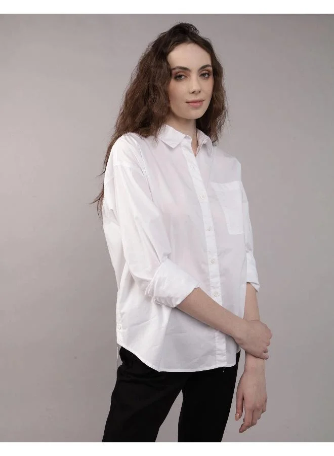 American Eagle AE Perfect Button-Up Shirt