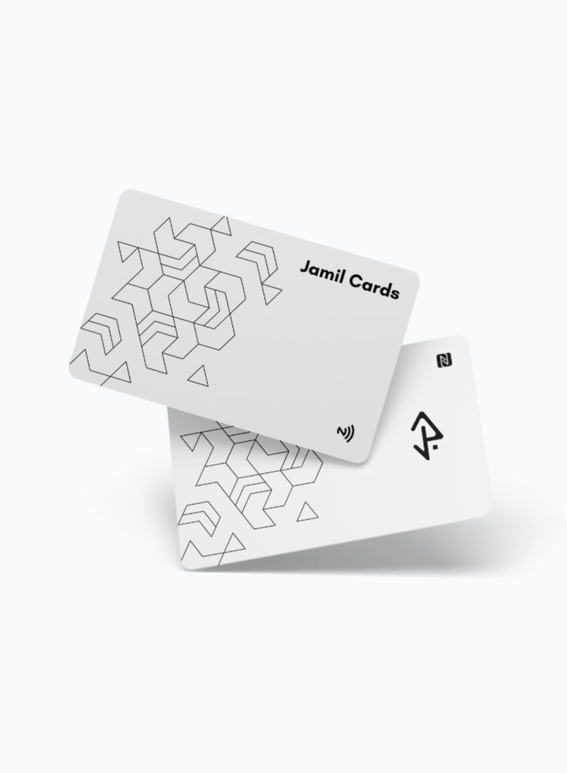 Jamil Cards Jamil NFC™ Card - Minimal White - Image 1