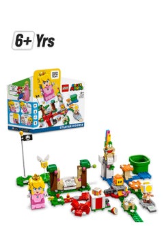 LEGO Super Mario Adventures With Peach Starter Course Building Kit; Collectible Toy Playset Featuring Peach, Yellow Toad, Lemmy And Lava Bubble Figures, Fun Gift For Kids Aged 6 And Over (354 Pieces) 71403  - Image 1