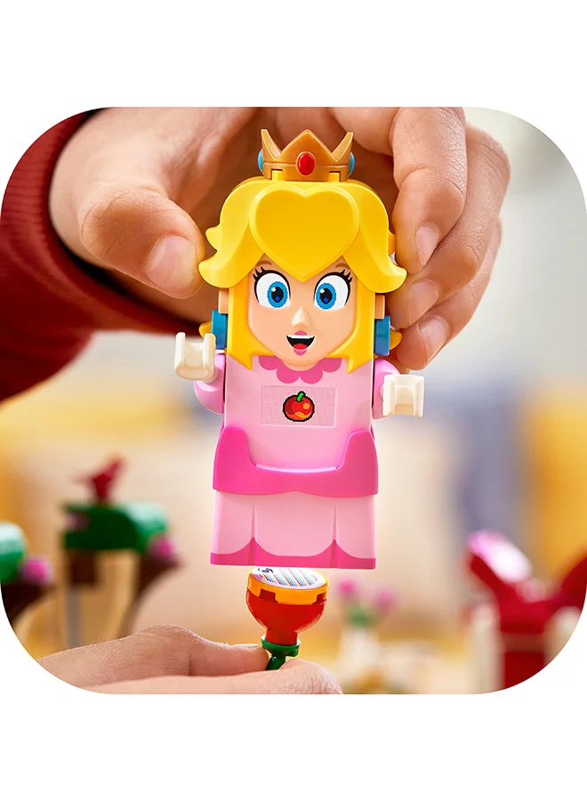 LEGO Super Mario Adventures With Peach Starter Course Building Kit; Collectible Toy Playset Featuring Peach, Yellow Toad, Lemmy And Lava Bubble Figures, Fun Gift For Kids Aged 6 And Over (354 Pieces) 71403