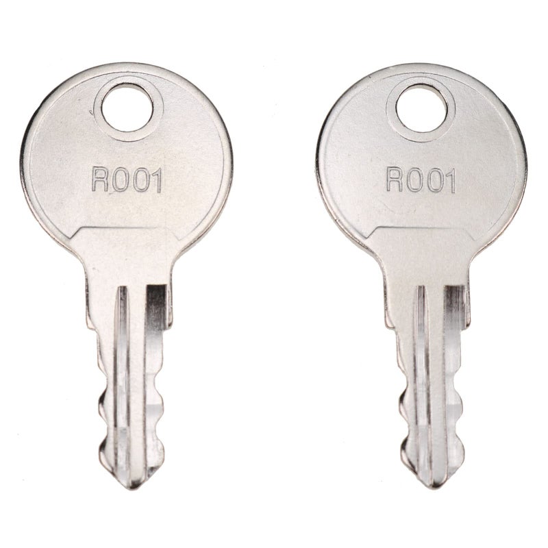 DVPARTS مفتاح DVPARTS 2X لعربة التخييم RV R001 230012 مفاتيح RV مفتاح باب الأمتعة/الحجرة - Image 2