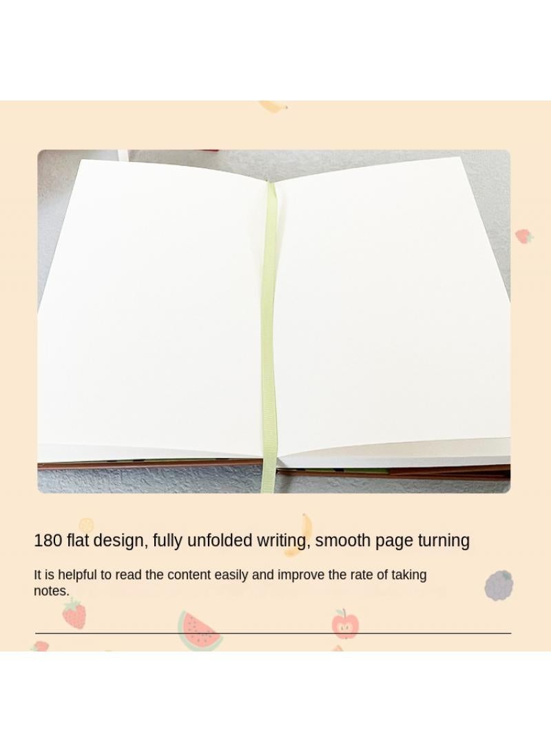 إسكدنيا Kiwifruit Diary With Magnetic Flip Cover Notebook Writing Sketching Notebook - Image 4