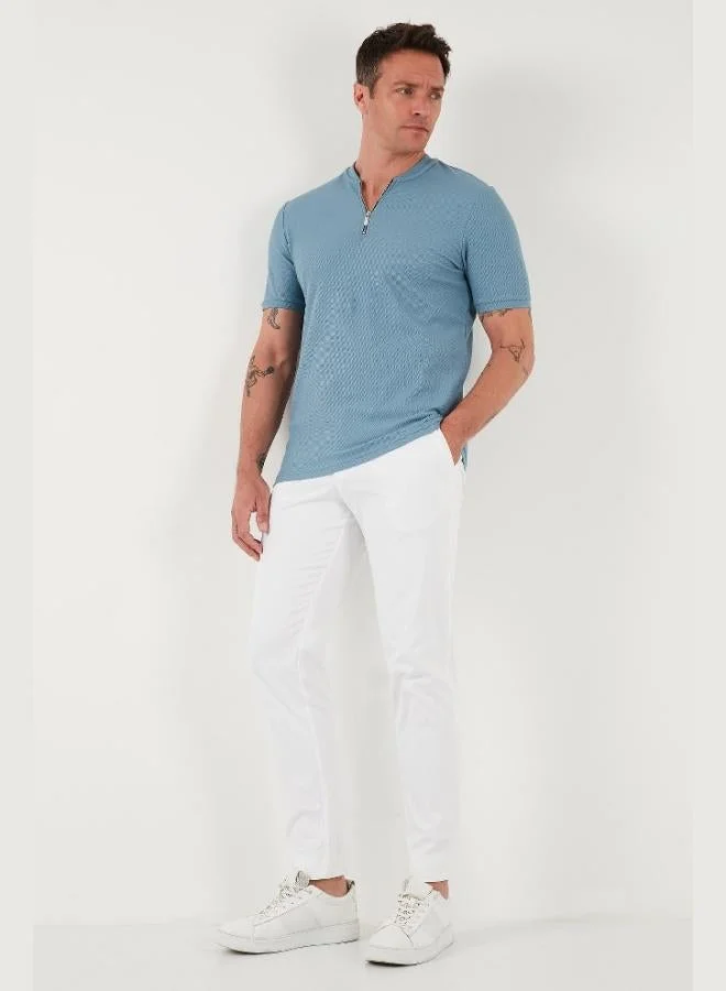 Buratti  Buratti Cotton Regular Fit Half-Zip College Collar 3-Pack T-Shirt Men's T-SHIRT 5902653S3 for Men | Best Price UAE