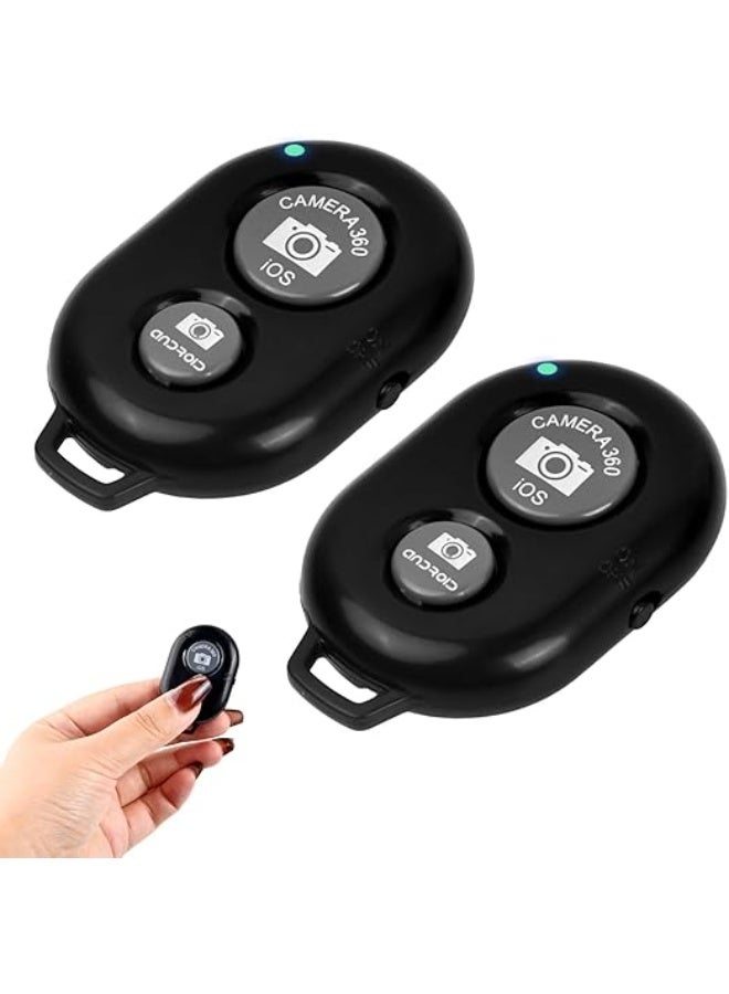 Bluetooth Remote Control, Self-Timer Mobile Phone Selfie Remote Wireless Bluetooth Remote Shutter, 10m Bluetooth Remote Control Camera Shutter Compatible with iOS and Android (Pack of [Number]) - Image 1