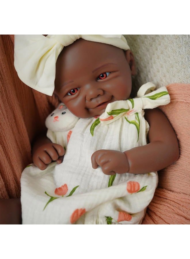 KUICEO Reborn Baby Dolls That Lifelike -16.5 inch Full Body Silicone Sleeping Baby Girl Handmade Face Realistic Body Details for Children Gift - Image 1