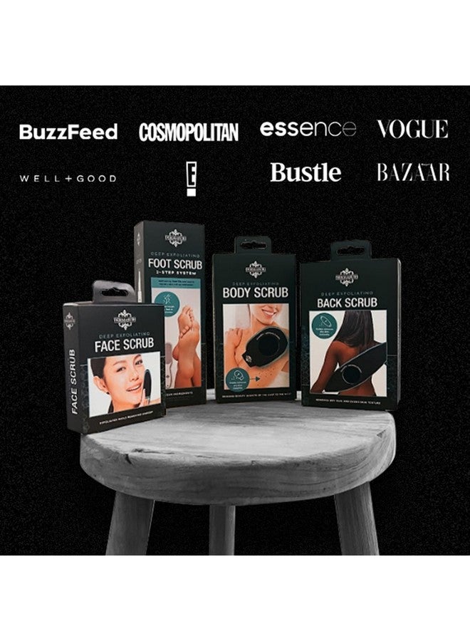 dermasuri Deep Exfoliating Glove For Face Exfoliating Mitt Face Scrub And Dead Skin Remover Face Scrubber For Men & Women Face & Neck Skincare Face Exfoliator Tool Shower & Dry Use (2 Packs) - Image 3