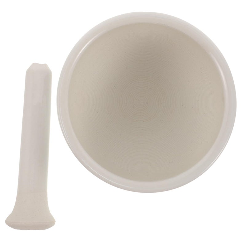 Ceramic Mortar And Pestle For Grinding Spices Garlic And Seasonings - Image 2