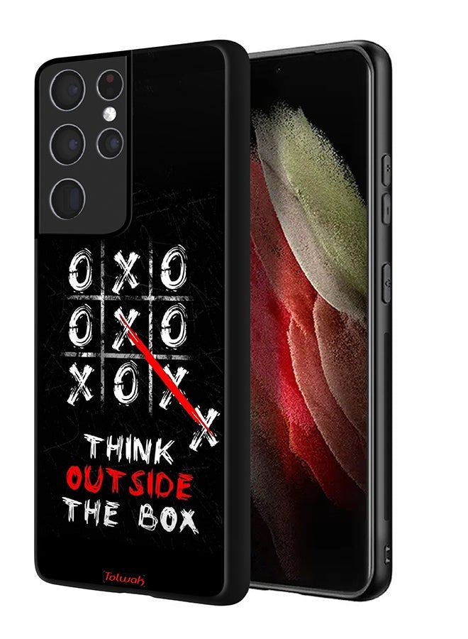 Tolwak Samsung Galaxy S21 Ultra 5G Protective Case Cover Think Outside The Box - Image 1