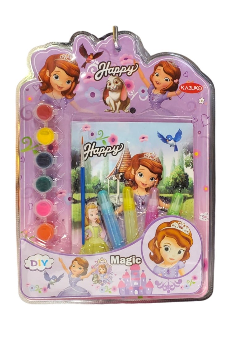 NATIONAL GIFT WORLD COMMERCIAL Sophia's Coloring Book Watercolor and Plain