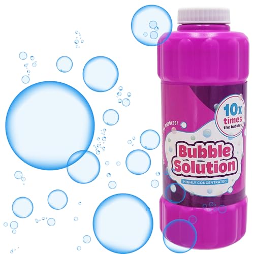 Chochkees Purple 16oz Concentrated Bubble Solution Refills up to 125 Gallons NonToxic Concentrated Solution for Bubble Machines Giant Bubble Wands Bubble Gun and Blowers - Image 5