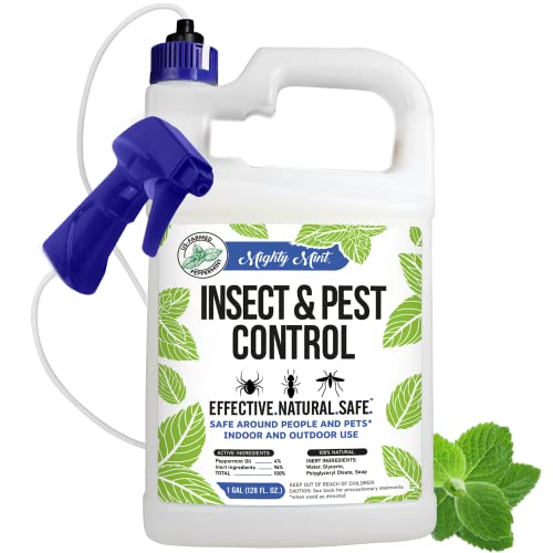 Mighty Mint Gallon (128 oz) Insect and Pest Repellent Peppermint Oil - Natural Spray for Spiders, Ants, and More - Image 1