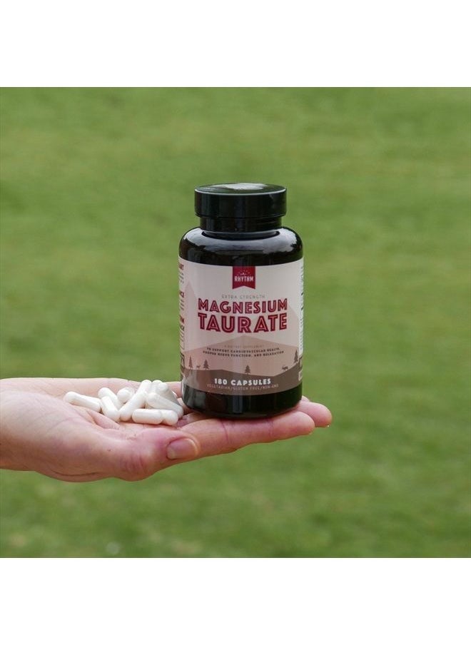Magnesium Taurate, High Absorption Taurate, 750mg (150mg of Elemental Magnesium) 120 Capsules