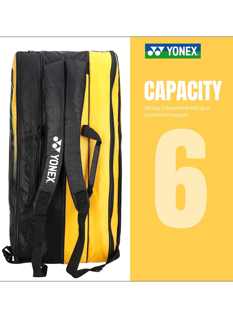 يونيكس حقيبة مضارب تنس الريشة من يونيكس 2326 T03 - حقيبة رياضية متعددة الاستخدامات مزودة بحجرة تخزين رئيسية وجيوب للملحقات وحزام كتف قابل للتعديل - Image 3