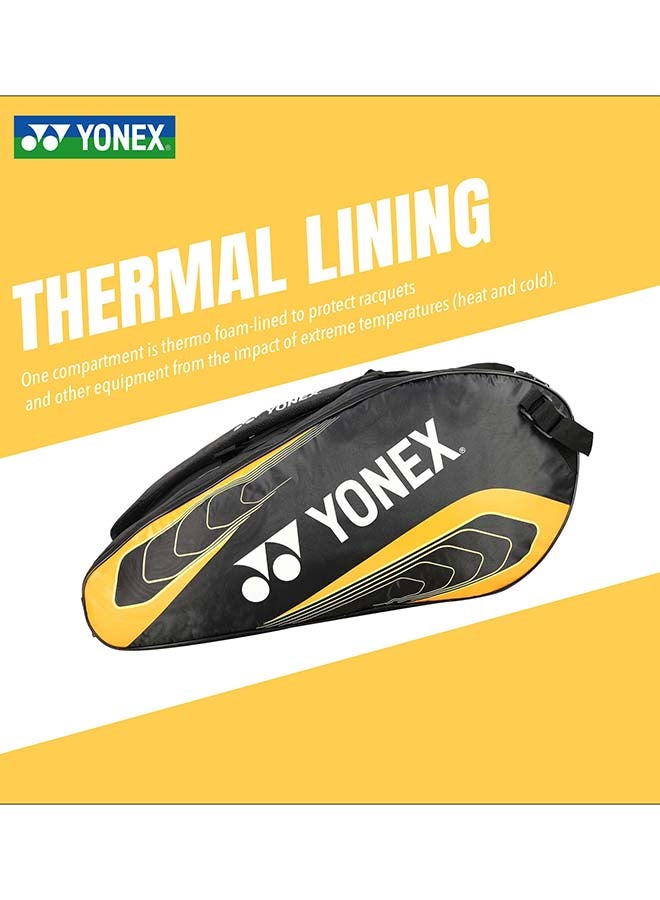 Yonex Badminton Racquet Bag 2326 T03 – Multi-Racquet Sports Kit Bag with Main Storage Compartment, Accessory Pockets and Adjustable Shoulder Strap - Image 5