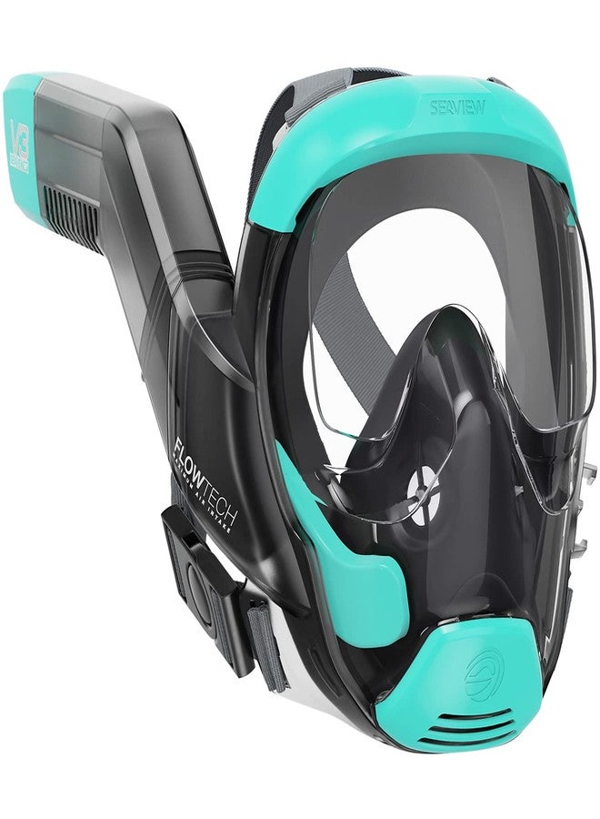 Seaview 180 V3 Full Face Snorkel Mask Adult- The V3 is The Perfect Snorkeling Gear for Adults- Snorkel Mask with 180 Panoramic Viewing and Up to 600% Easier Breathing- Patented Flowtech Air Intake - Image 1
