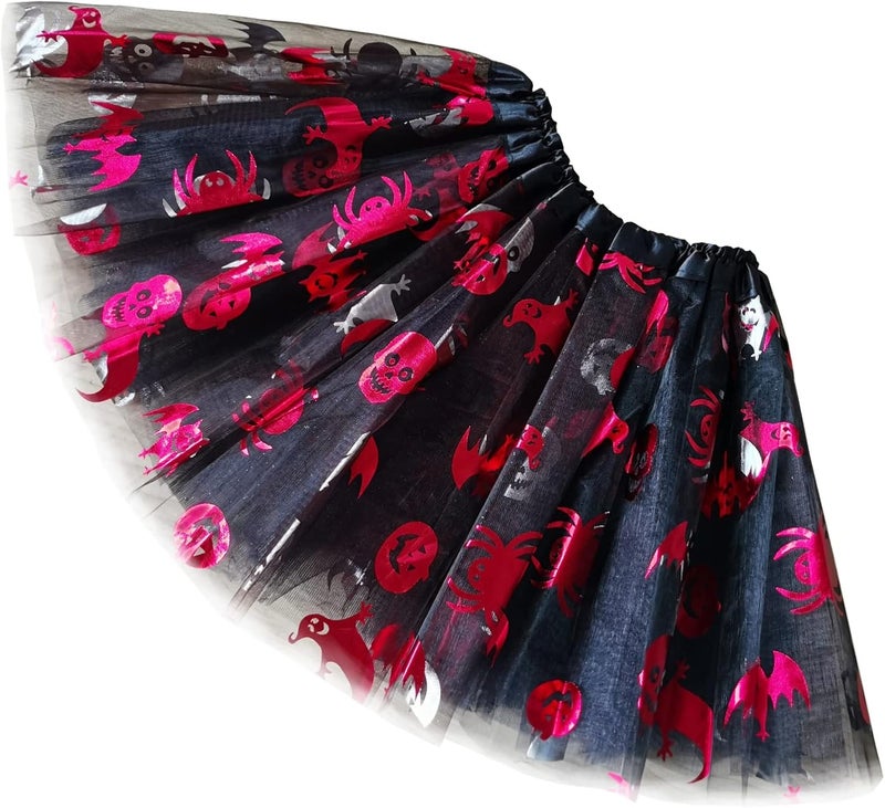 Girls Sparkle Tutus Princess Ballet Dance Layered Tulle Tutu Skirts,2-8T