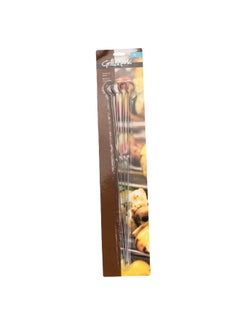Grill Mark 4-Piece BBQ Skewers Silver 18 Inch 12151  - Image 1