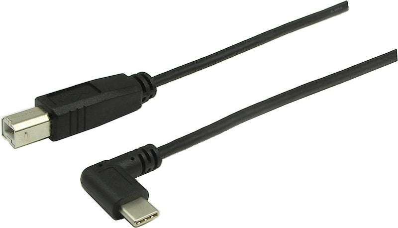 zdyCGTime Type C Printer Cable, 90 Degree Right Angle USB 2.0 Type C (USB-C) to Type B (USB-B) Printer Scanner Cable -18Inchs - Image 4