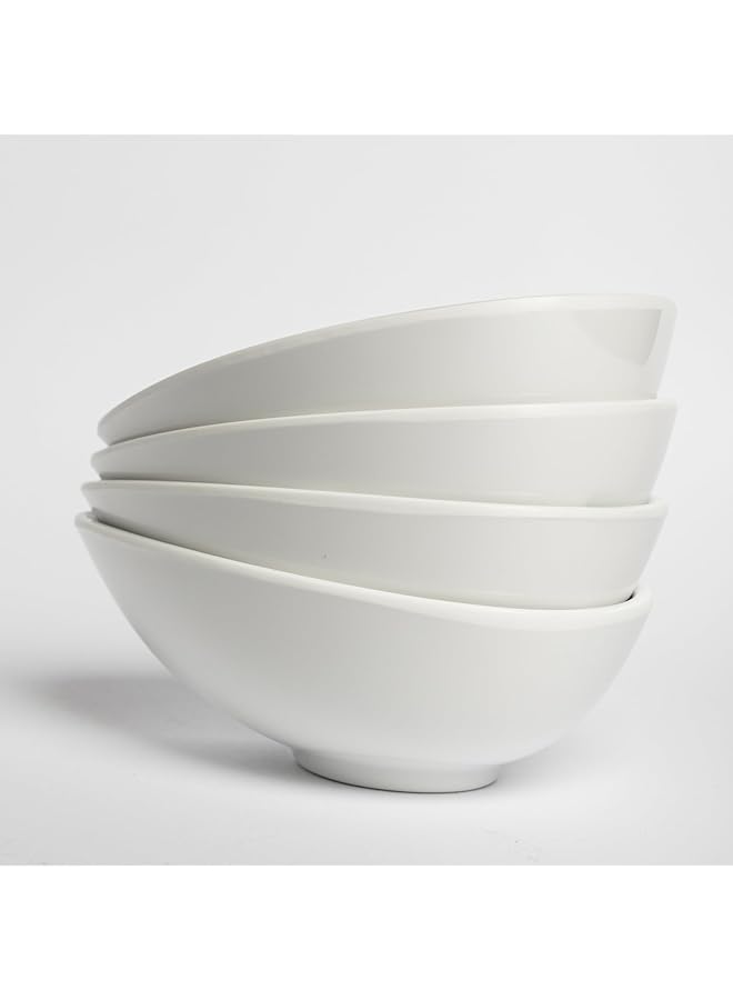 Master Gold Set Of 4 Oval Dipping Plates Made Of Melamine White | Shatterproof Dishwasher Safe | Ideal For Dipping And Serving Nuts, Snacks, Sauces, Ketchup And More (14 * 8Cm) - Image 4