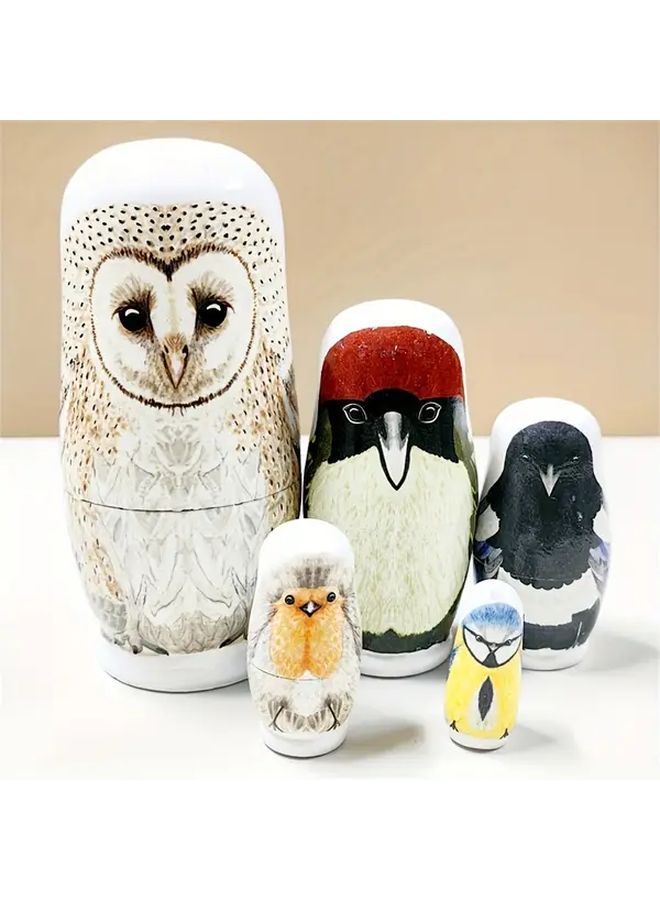 59th Matryoshka Nesting Doll Stacking Puzzle Toy Handmade Holiday Gift Home Decor - Image 2
